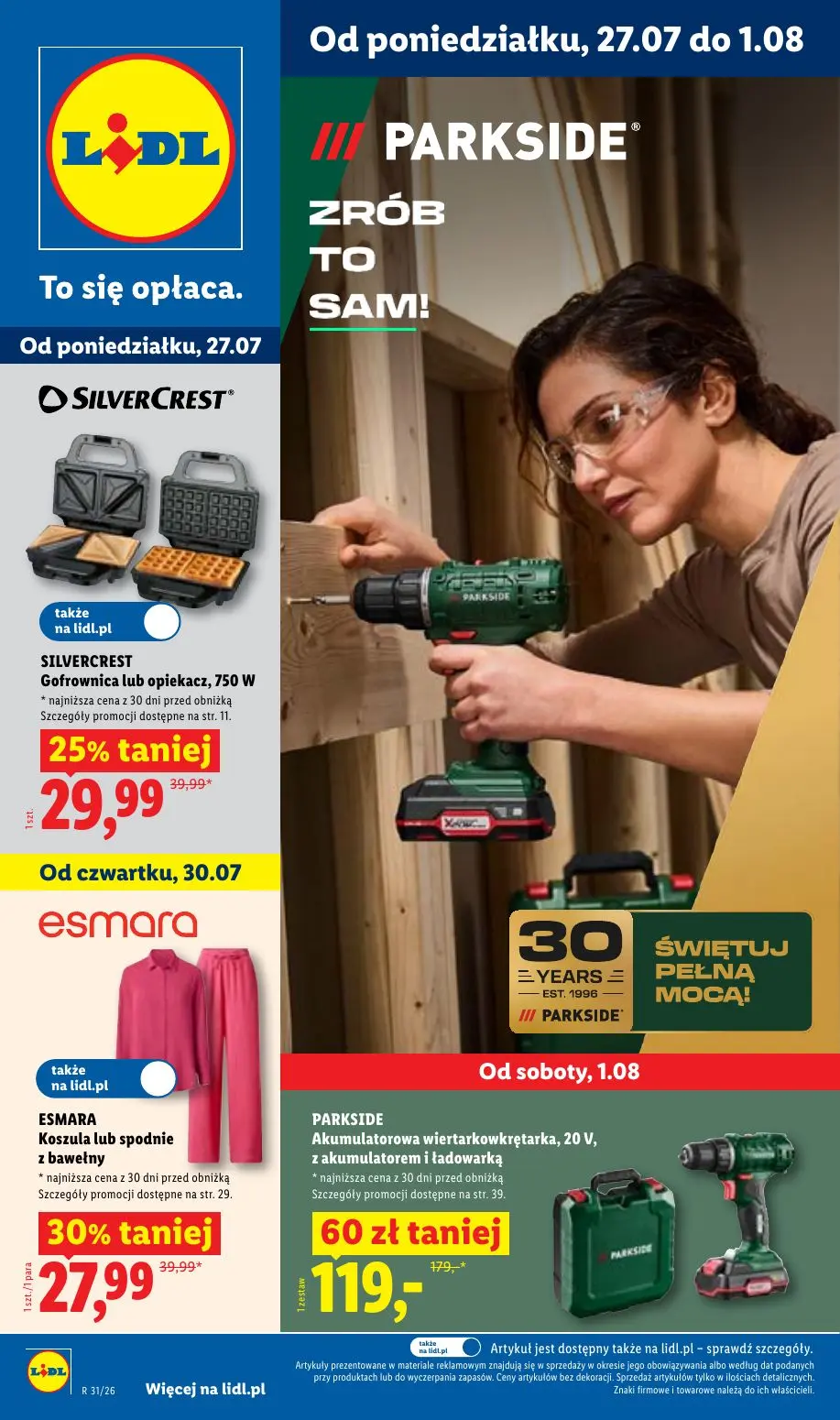 Gazetka LIDL od 27.07.2026 do 01.08.2026