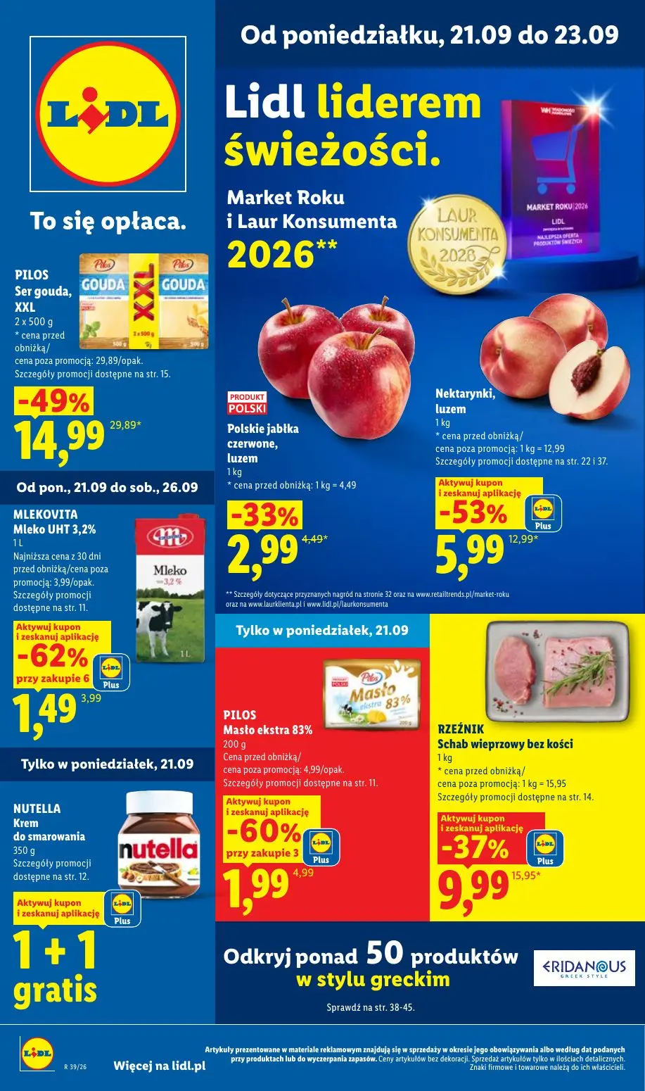 Gazetka LIDL od 21.09.2026 do 23.09.2026