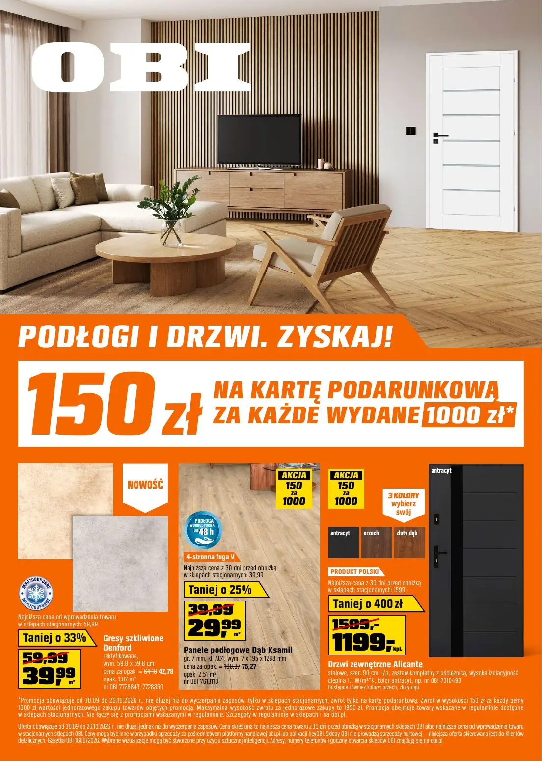 Gazetka Obi od 30.09.2026 do 20.10.2026