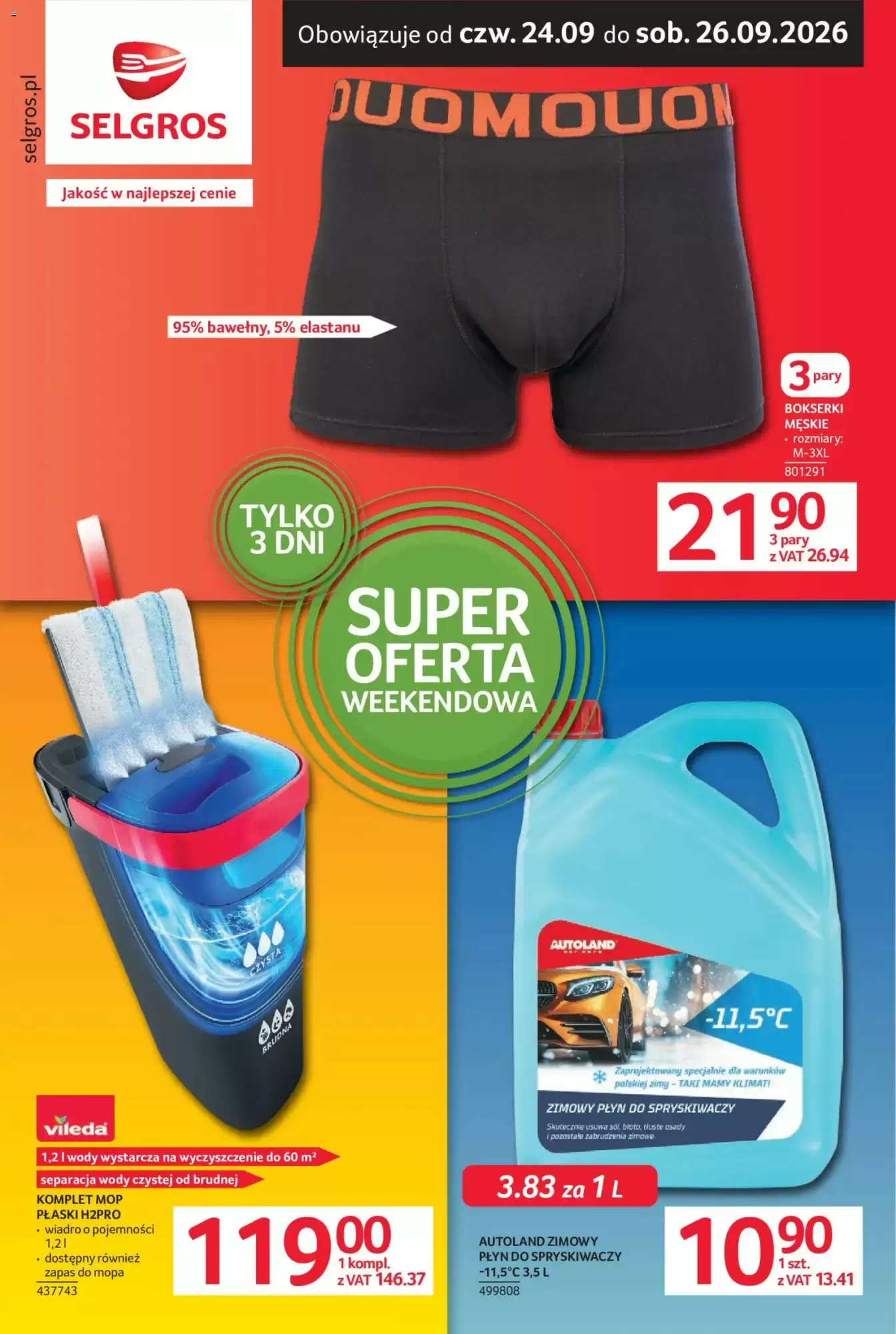 Gazetka Selgros od 24.09.2026 do 26.09.2026