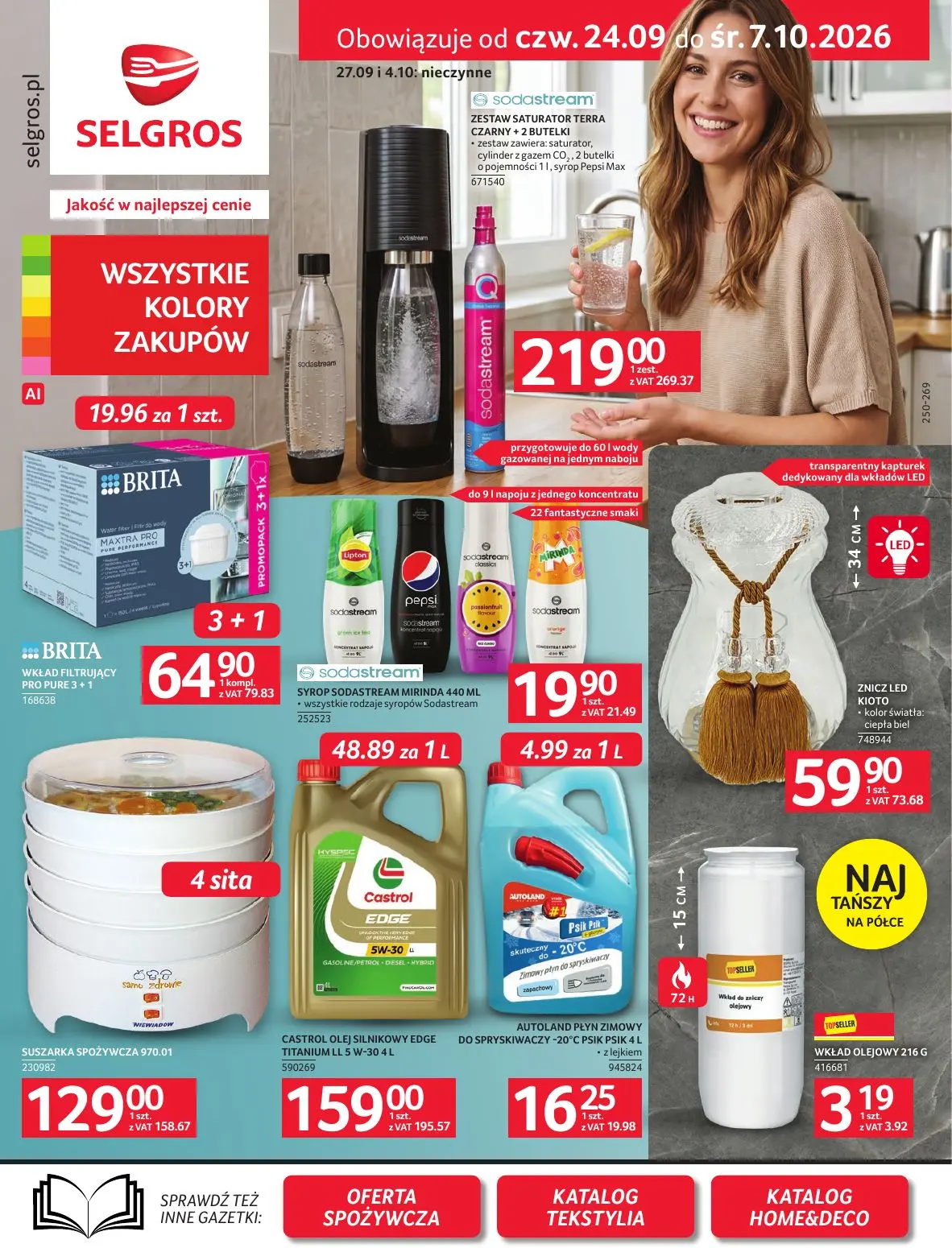 Gazetka Selgros od 24.09.2026 do 07.10.2026