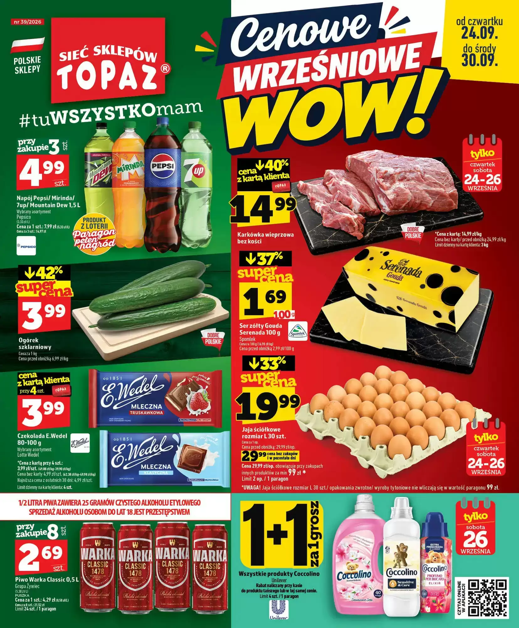 Gazetka Topaz od 24.09.2026 do 30.09.2026