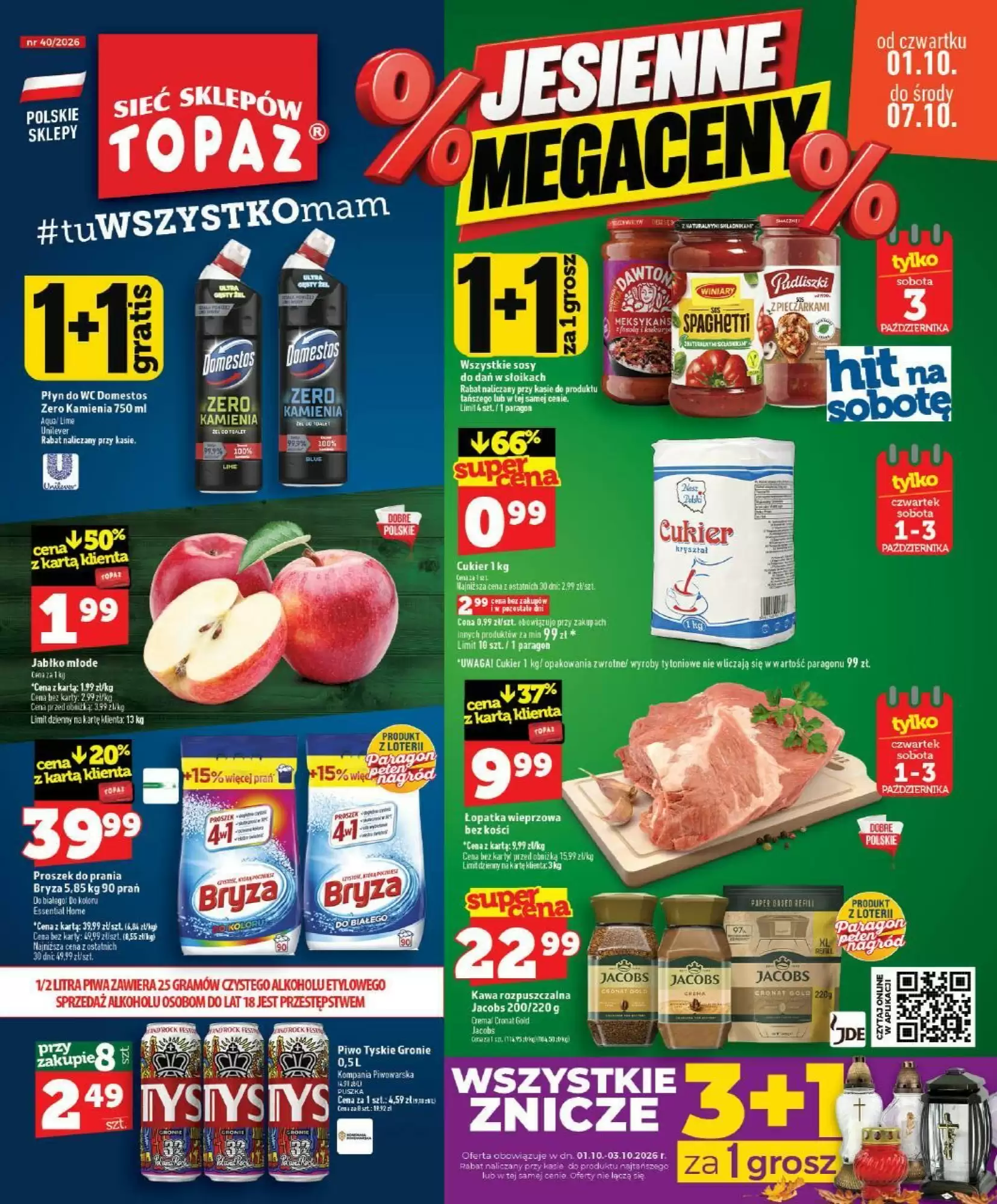 Gazetka Topaz od 01.10.2026 do 07.10.2026