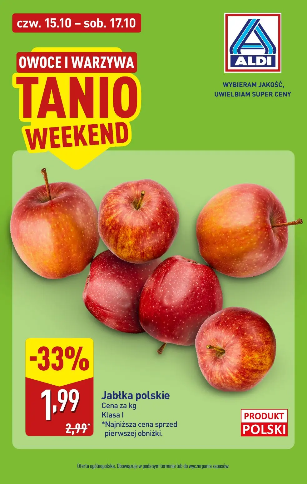 Gazetka ALDI od 15.10.2026 do 17.10.2026