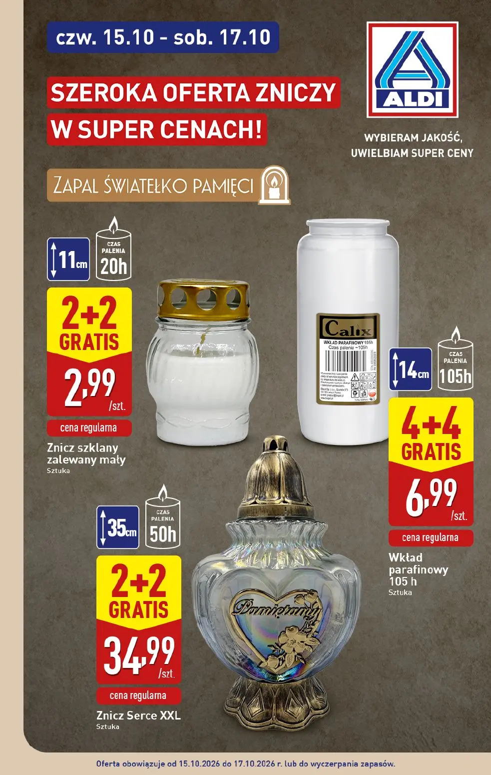 Gazetka ALDI od 15.10.2026 do 17.10.2026