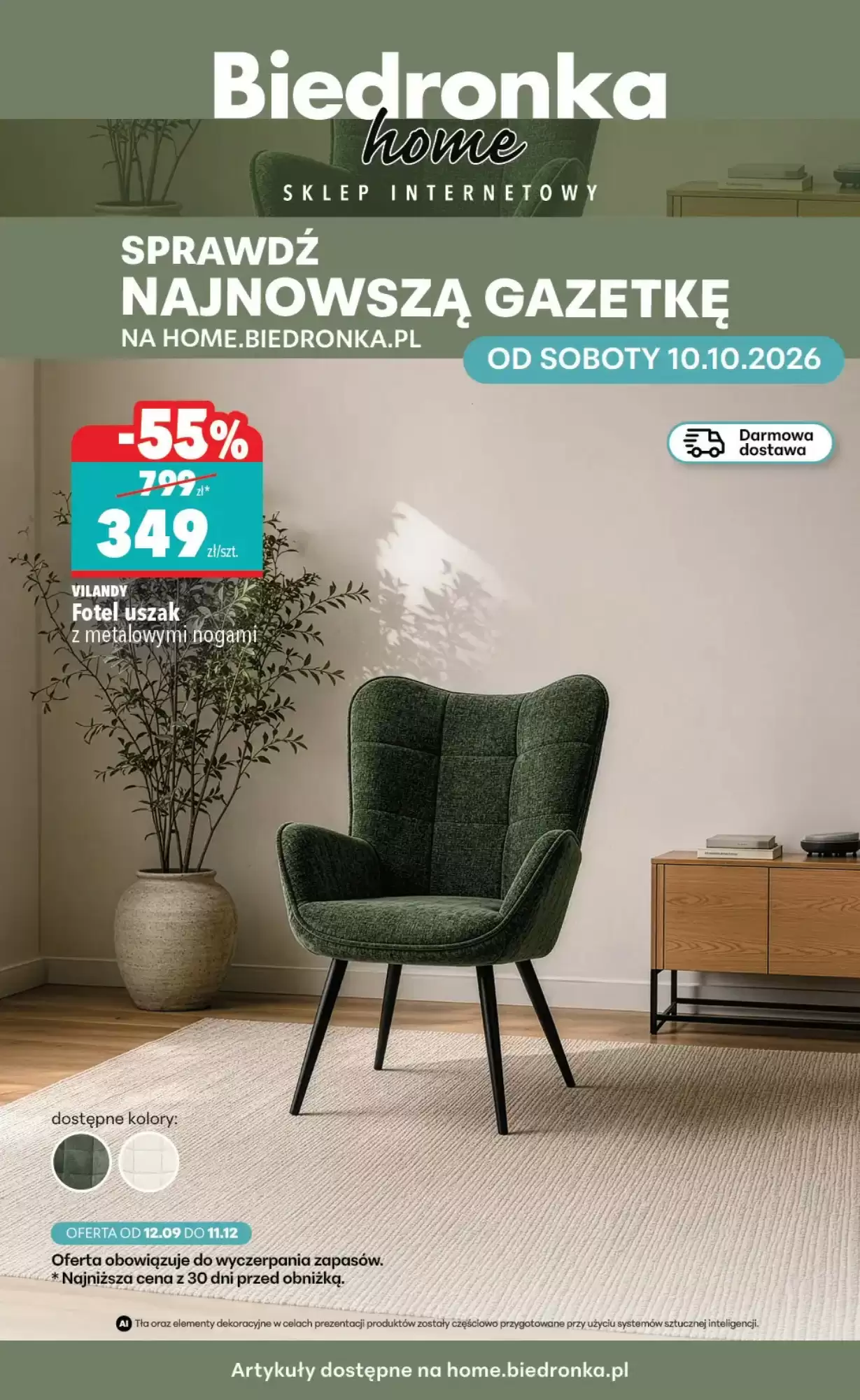 Gazetka Biedronka od 10.10.2026 do 08.01.2027