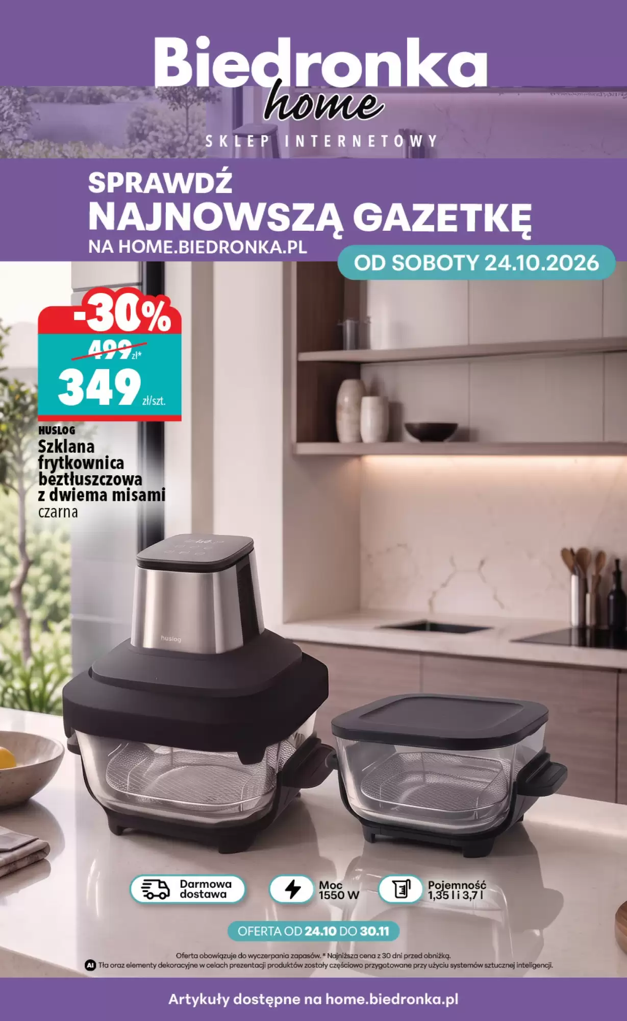 Gazetka Biedronka od 24.10.2026 do 30.11.2026