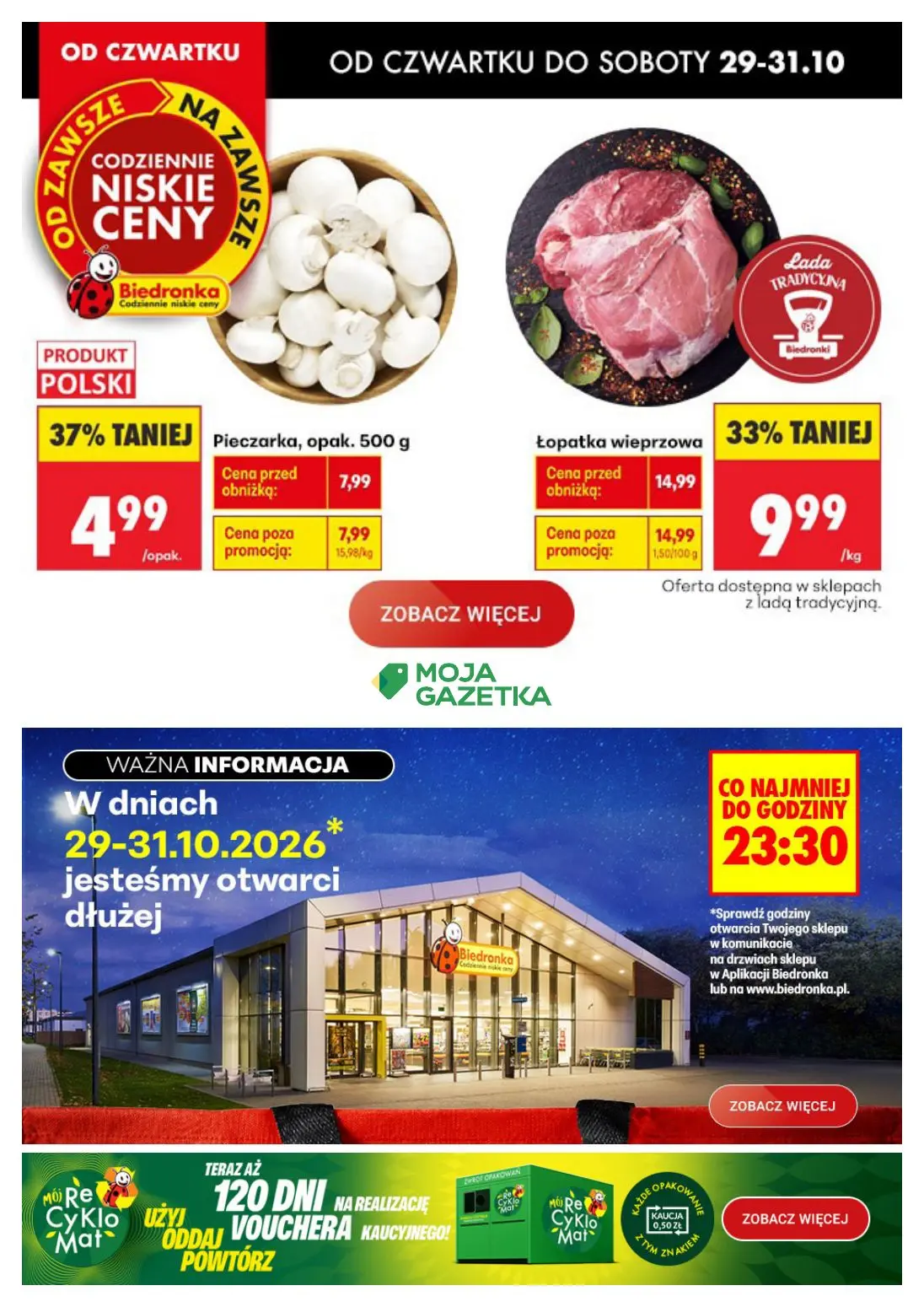 Gazetka Biedronka od 29.10.2026 do 31.10.2026