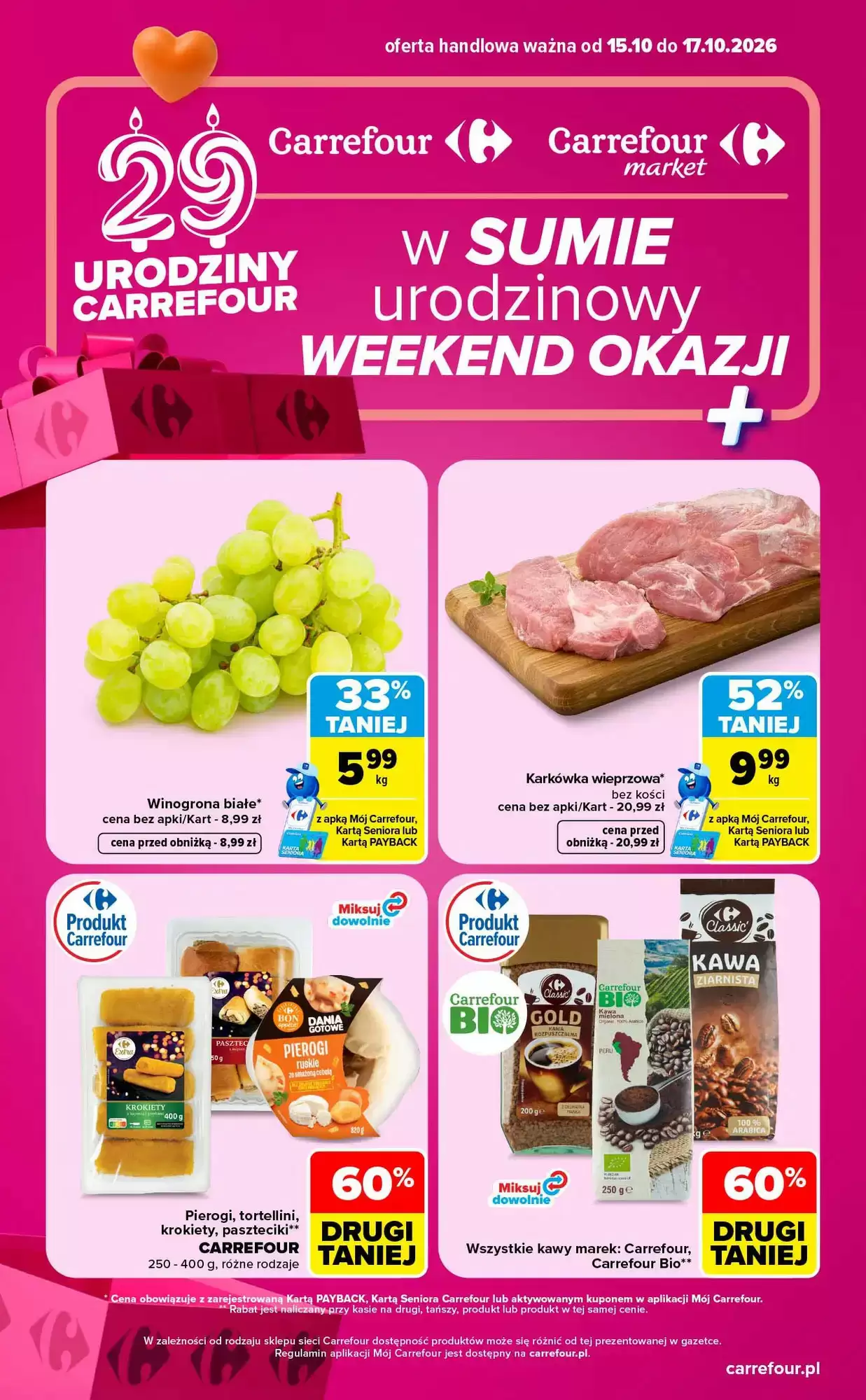 Gazetka Carrefour od 15.10.2026 do 17.10.2026