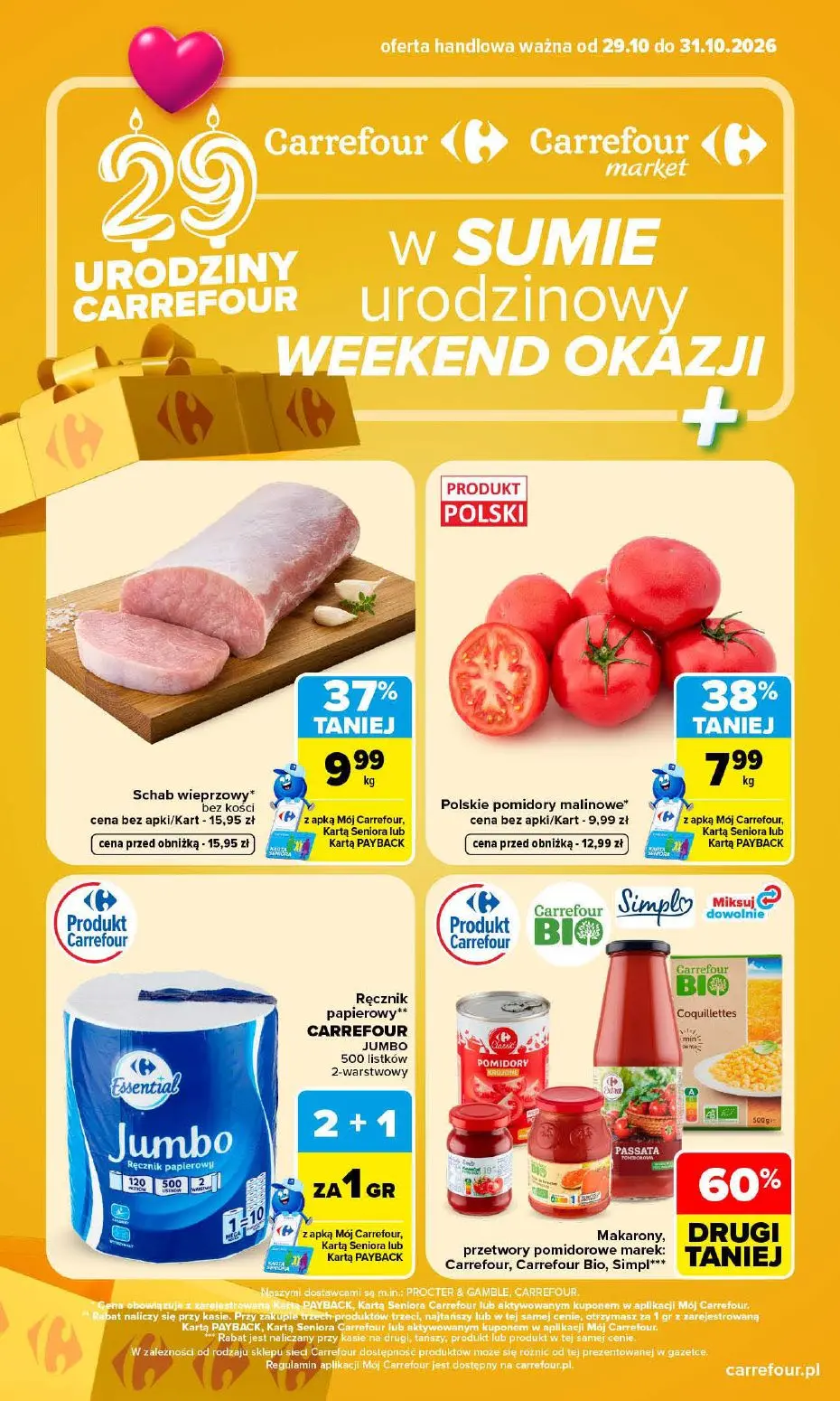 Gazetka Carrefour od 29.10.2026 do 31.10.2026