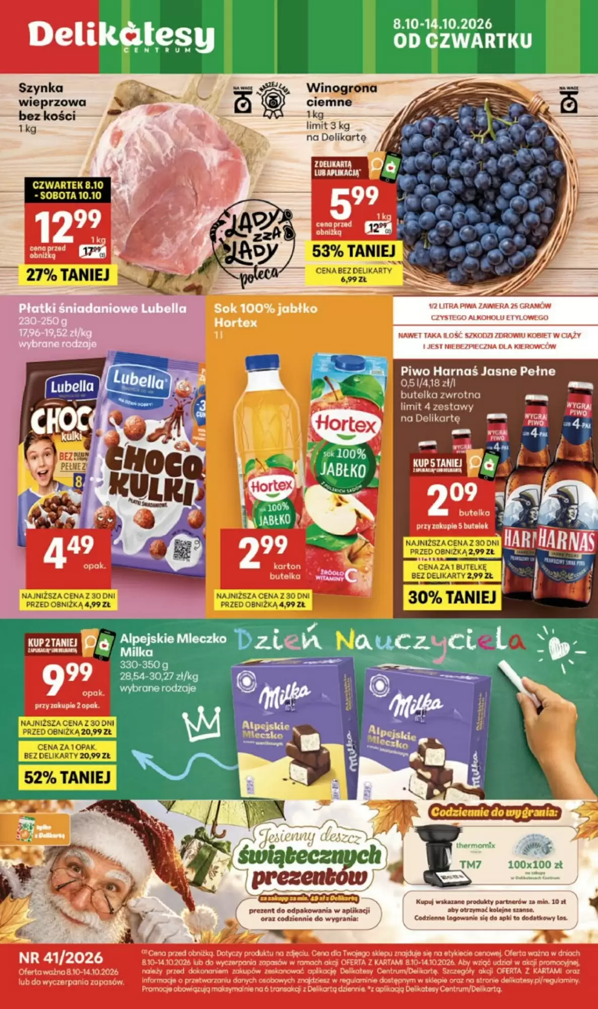 Gazetka Delikatesy Centrum od 08.10.2026 do 14.10.2026