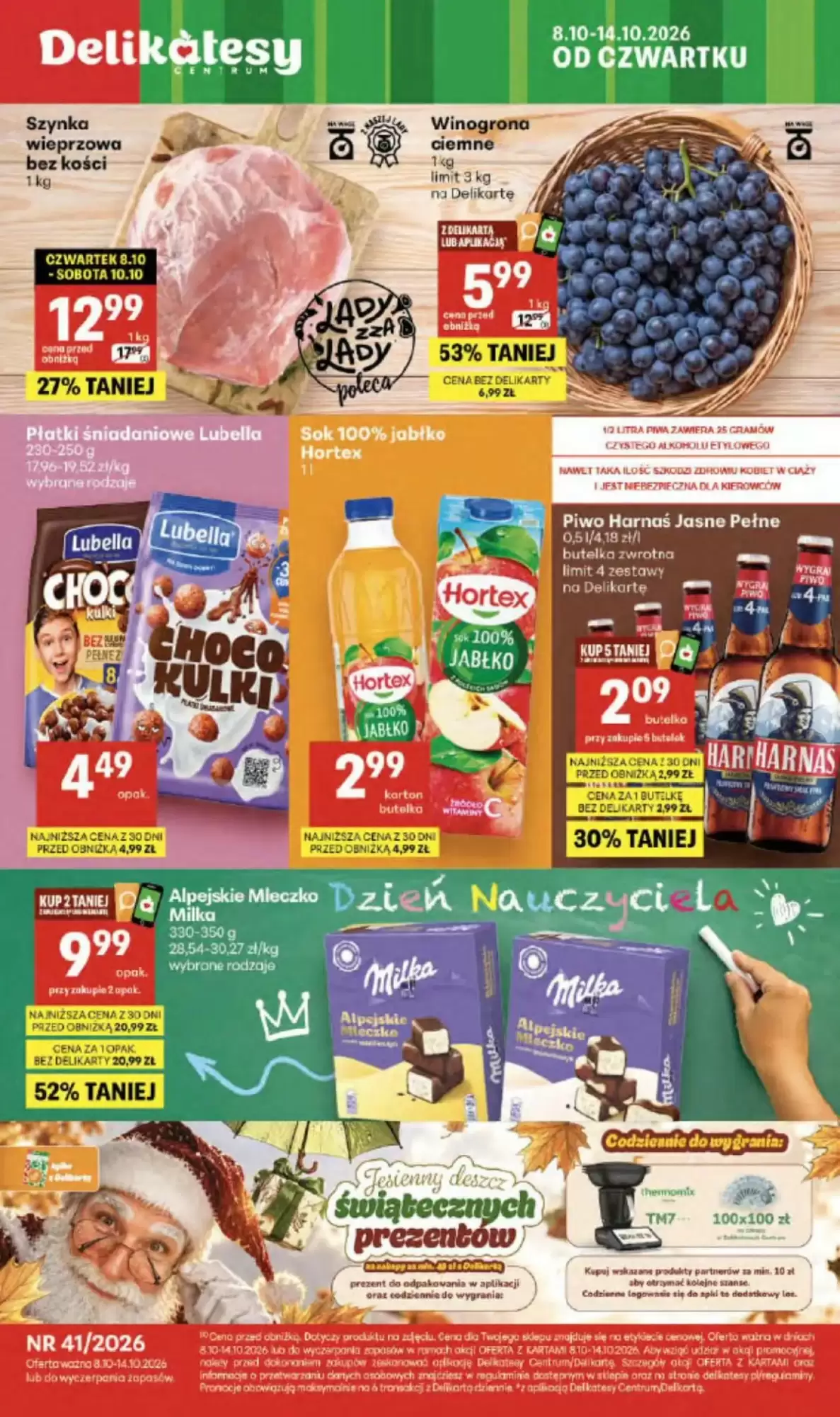 Gazetka Delikatesy Centrum od 08.10.2026 do 14.10.2026