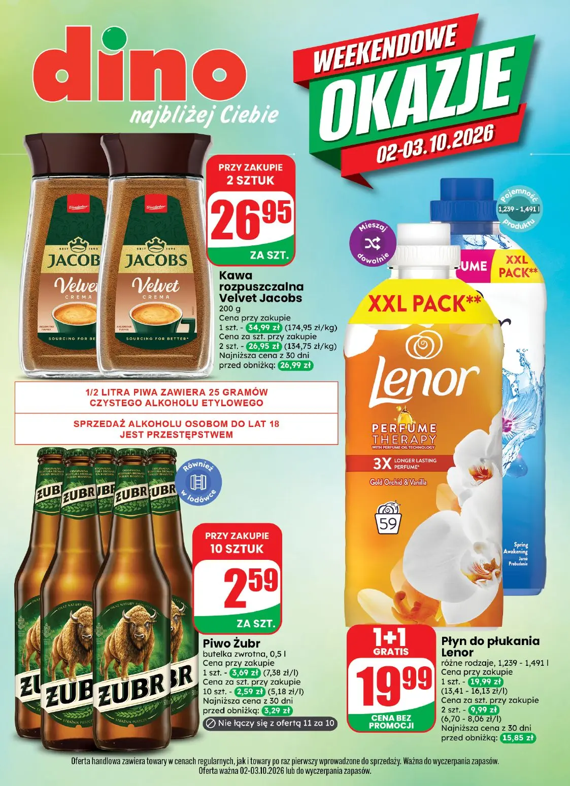 Gazetka Dino od 02.10.2026 do 03.10.2026