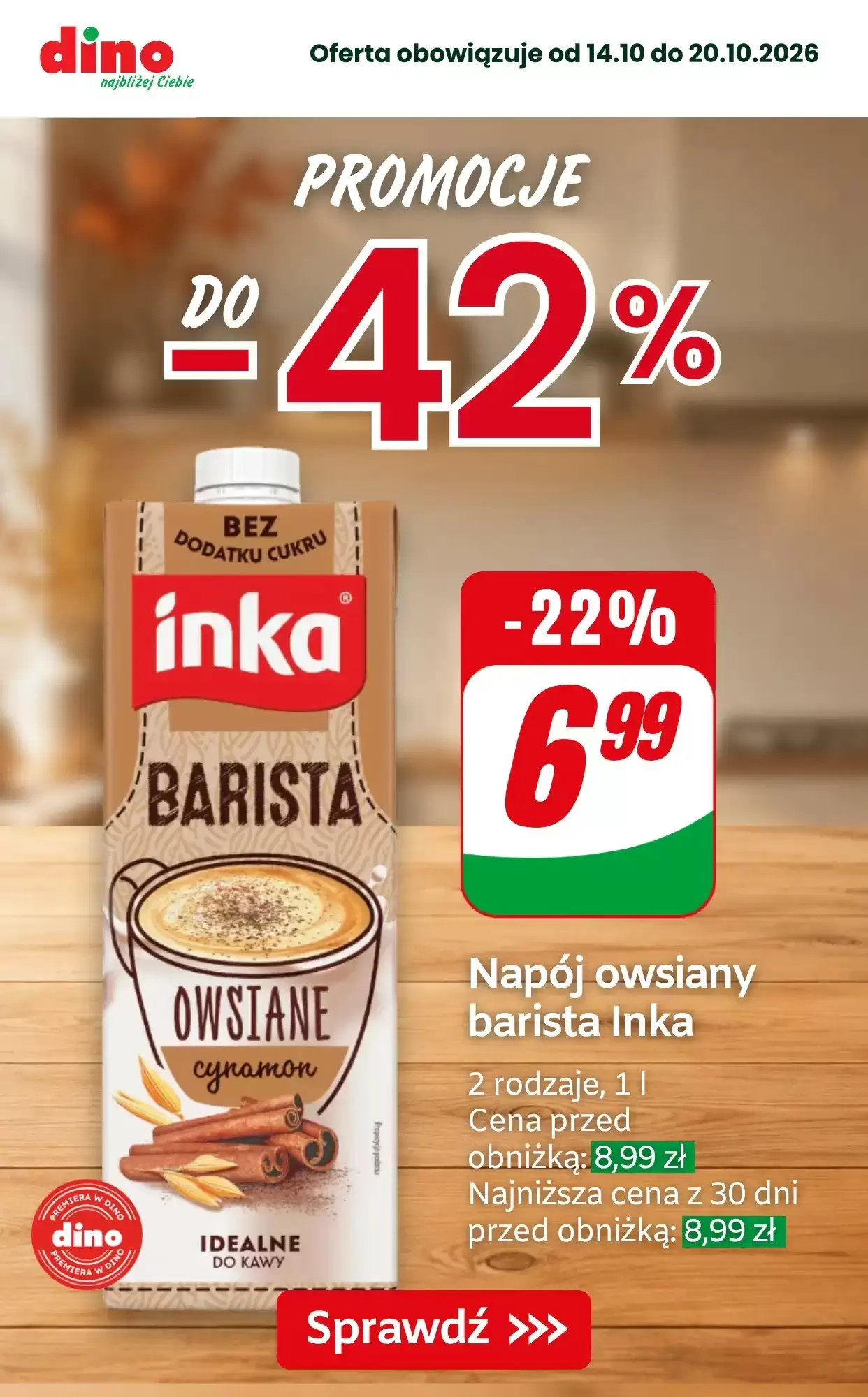 Gazetka Dino od 16.10.2026 do 20.10.2026