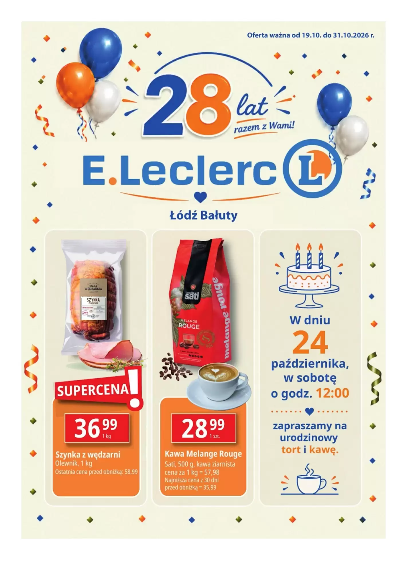 Gazetka E.Leclerc od 19.10.2026 do 31.10.2026