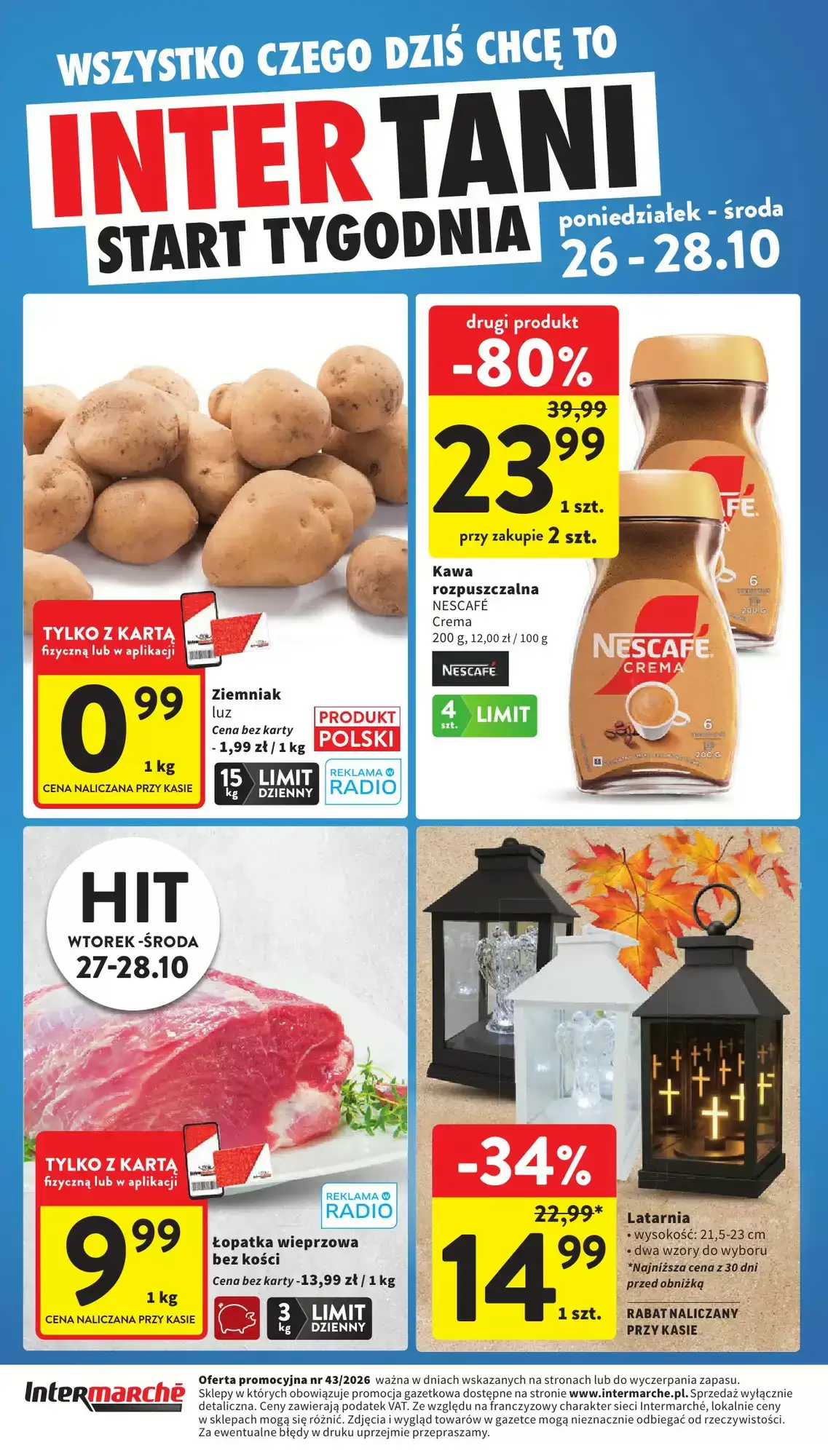 Gazetka Intermarche od 26.10.2026 do 28.10.2026