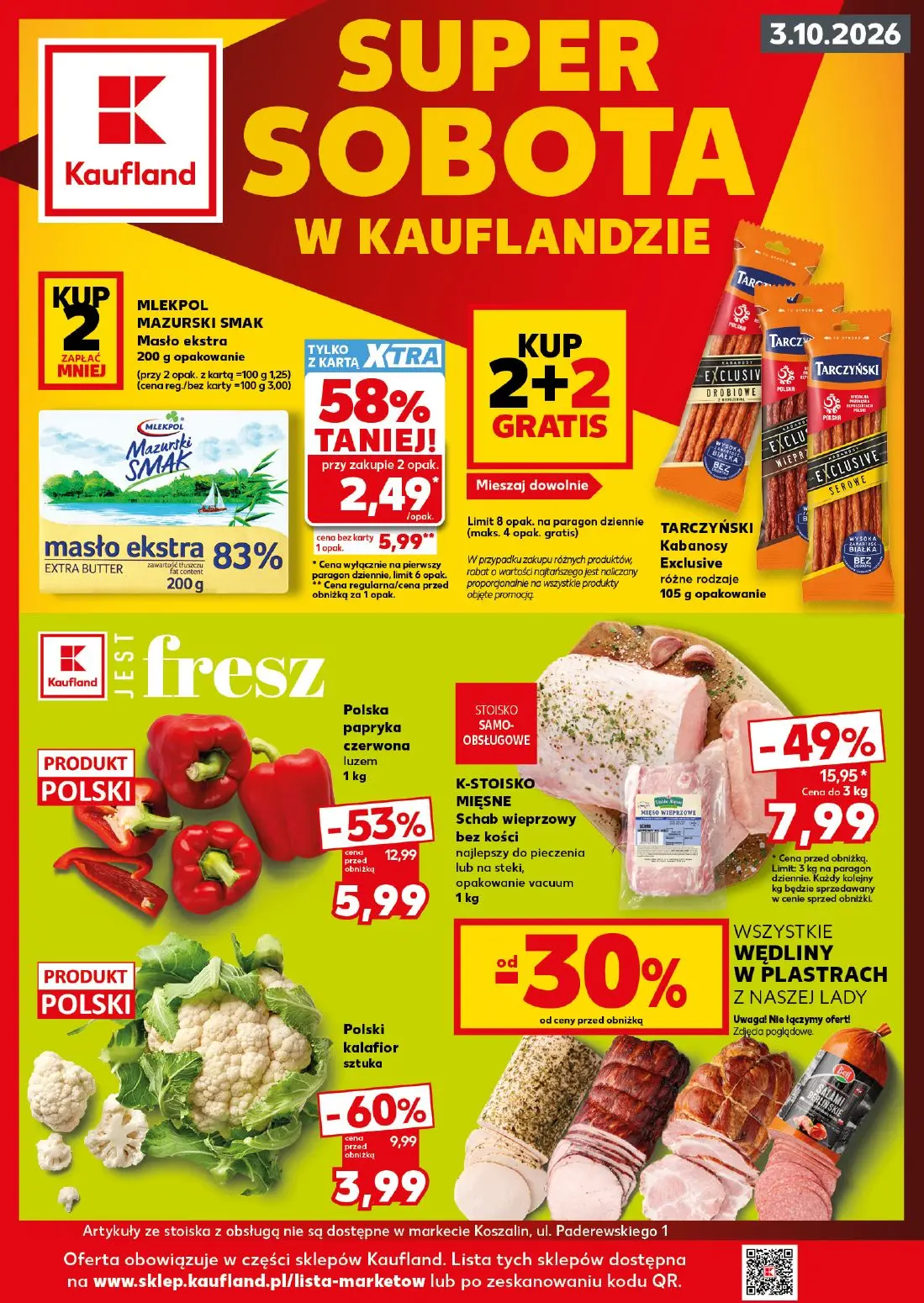 Gazetka Kaufland od 03.10.2026 do 03.10.2026