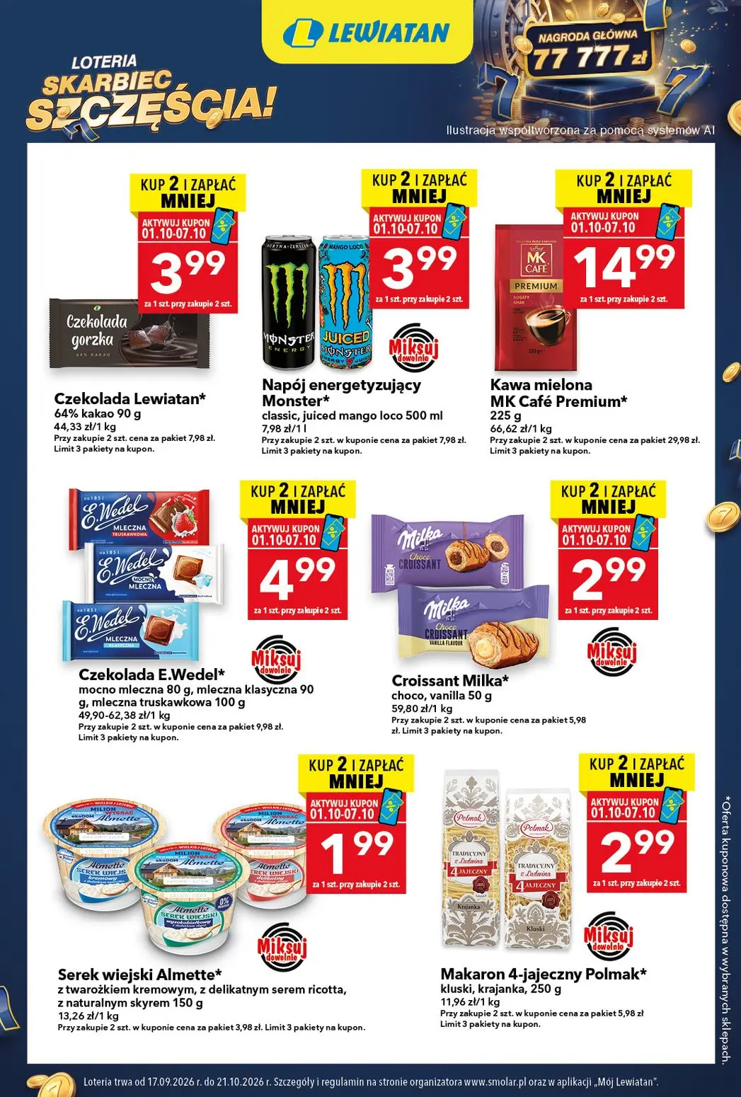 Gazetka Lewiatan od 01.10.2026 do 07.10.2026
