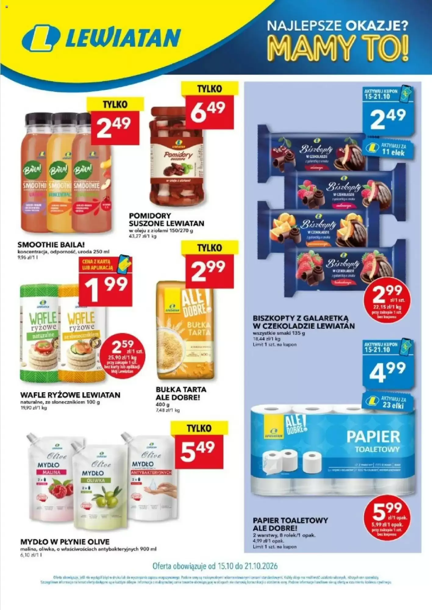 Gazetka Lewiatan od 15.10.2026 do 21.10.2026
