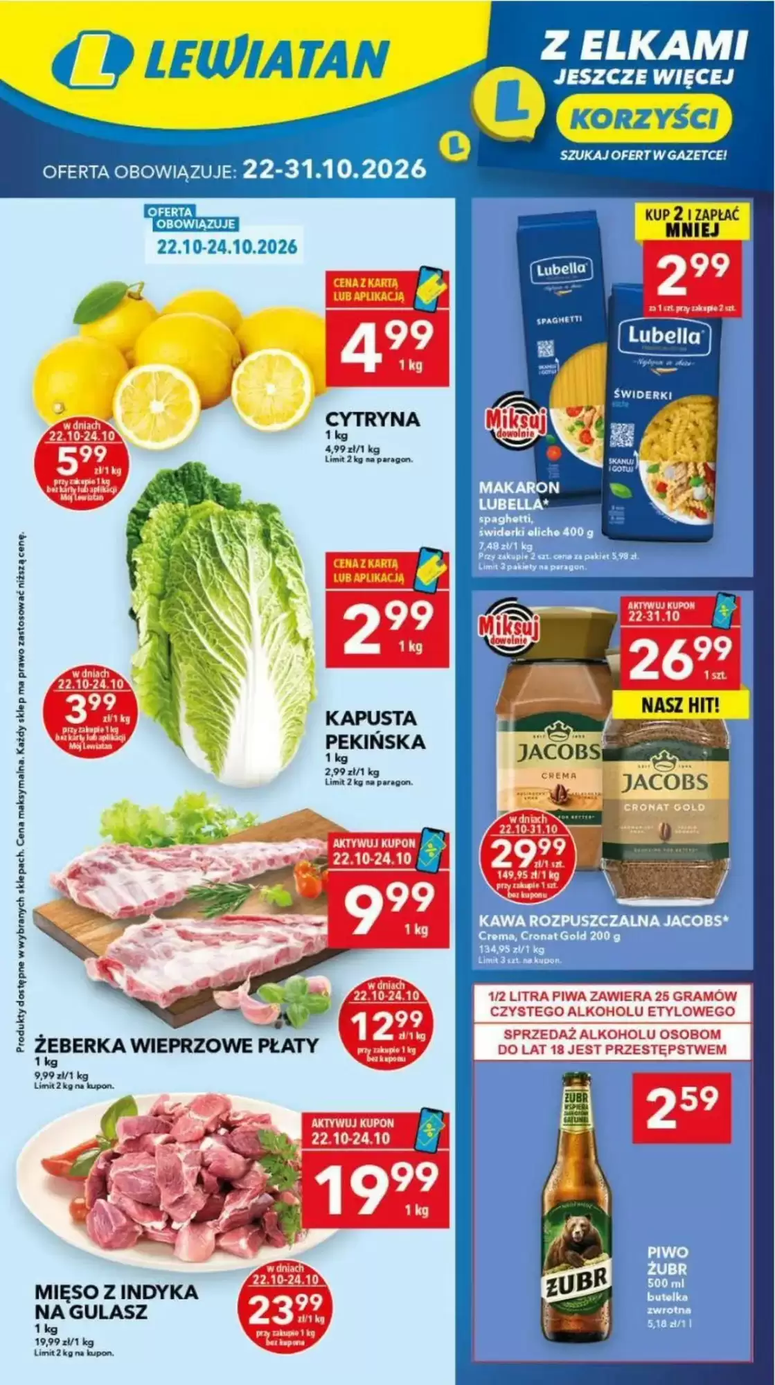 Gazetka Lewiatan od 22.10.2026 do 31.10.2026