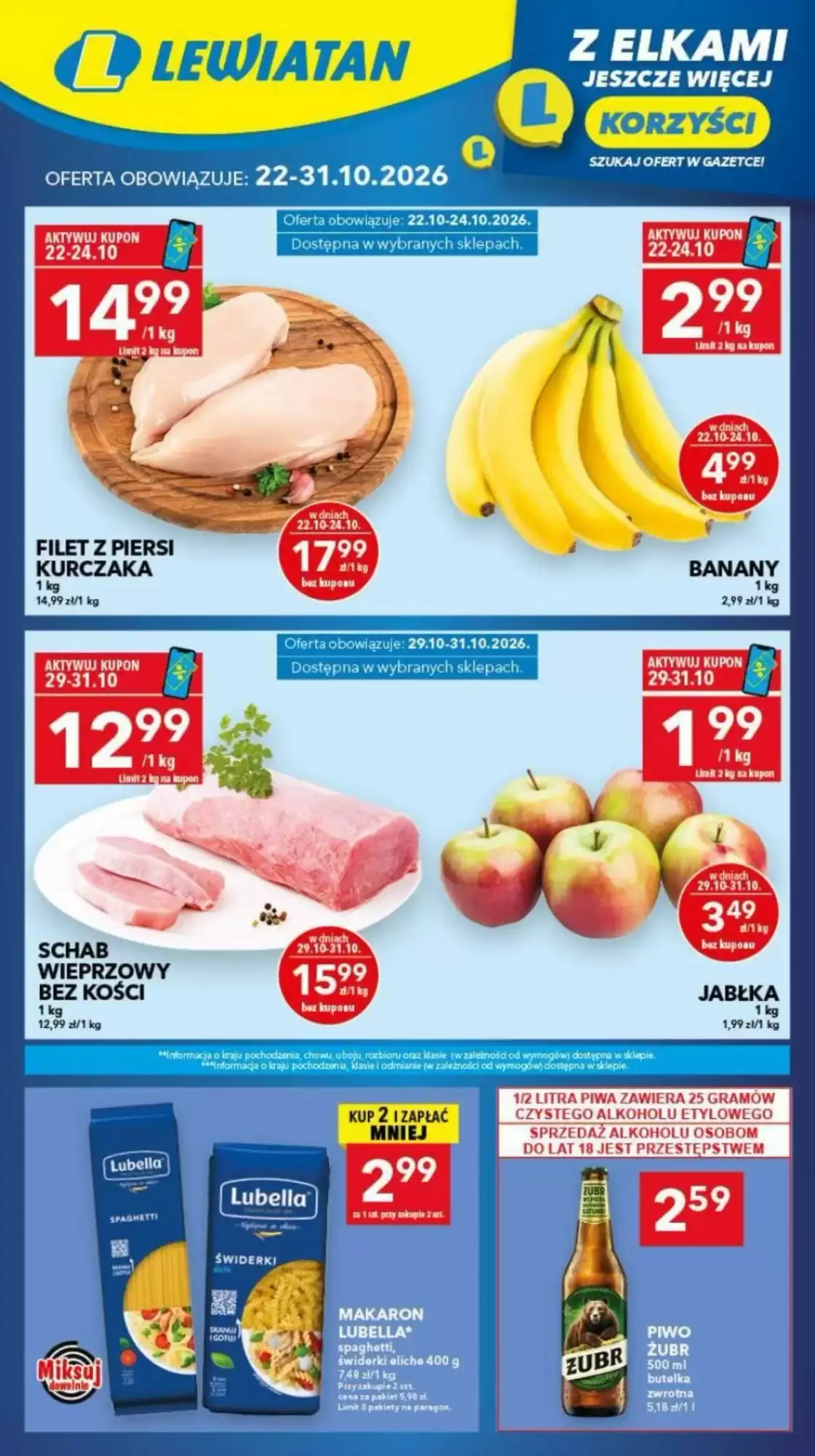 Gazetka Lewiatan od 21.10.2026 do 31.10.2026