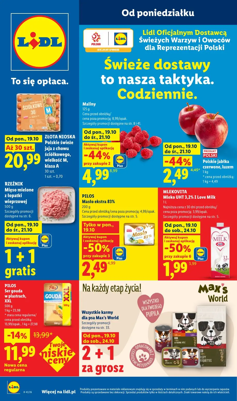 Gazetka LIDL od 19.10.2026 do 21.10.2026
