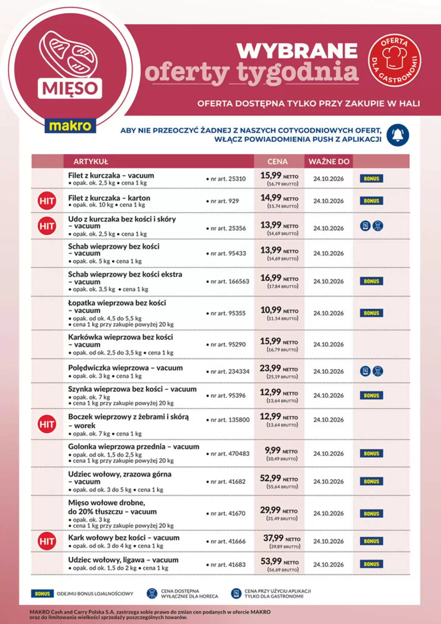 Gazetka Makro od 17.10.2026 do 24.10.2026