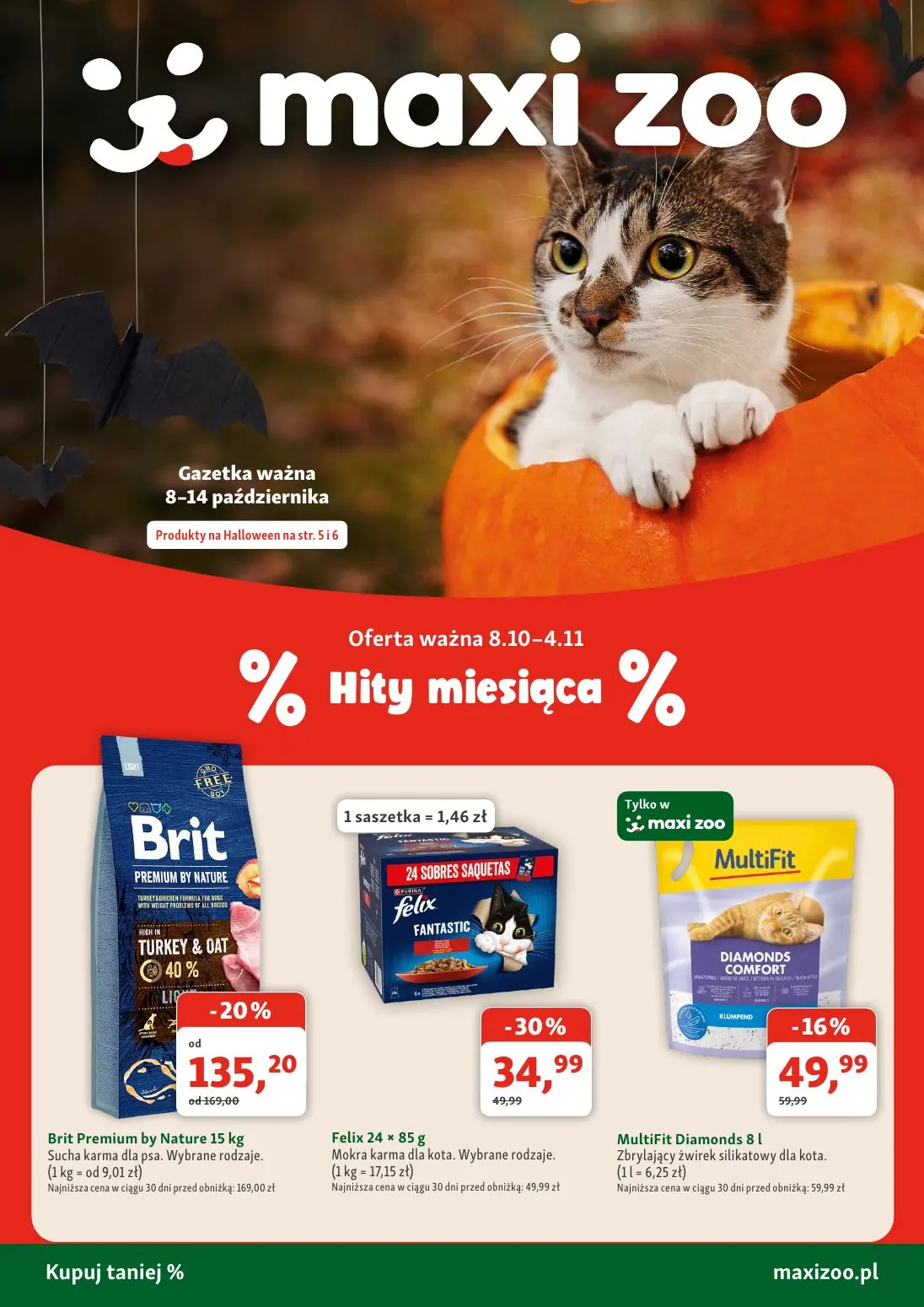 Gazetka Maxi Zoo od 08.10.2026 do 14.10.2026