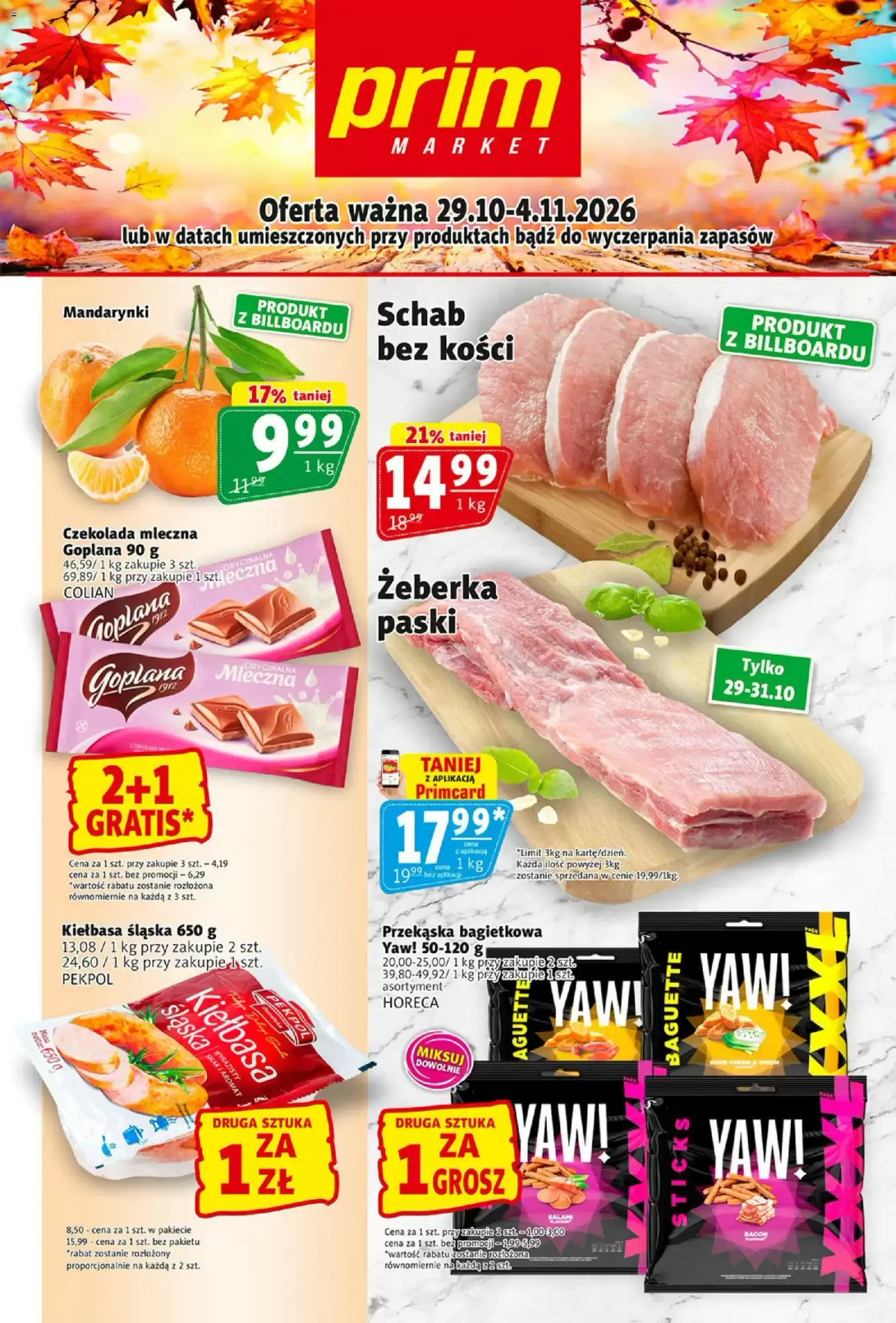 Gazetka Prim Market od 29.10.2026 do 04.11.2026