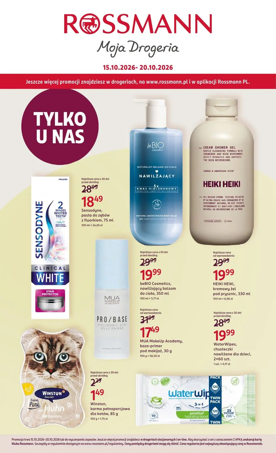 Gazetka ROSSMANN od 15.10.2026 do 20.10.2026