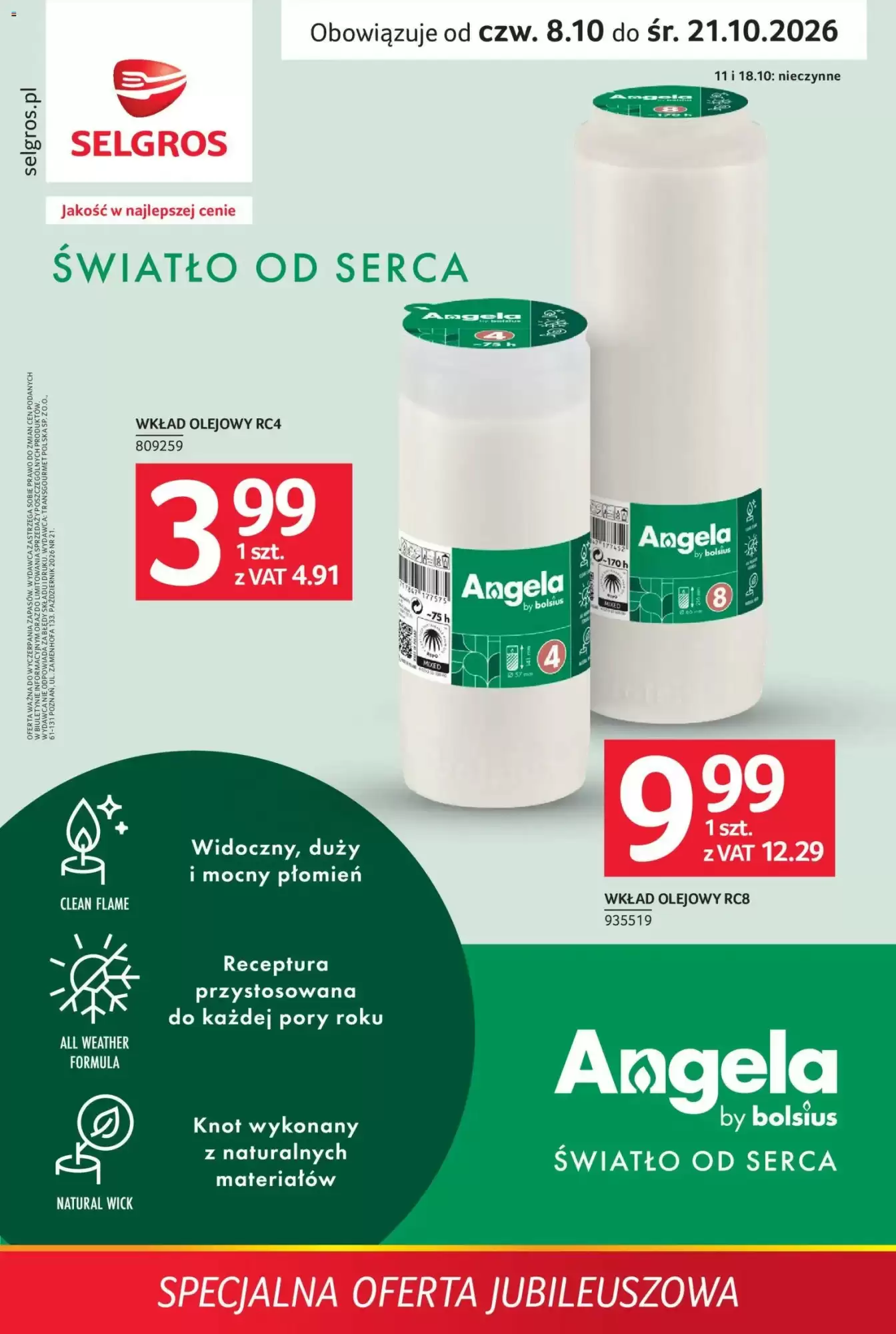 Gazetka Selgros od 08.10.2026 do 21.10.2026