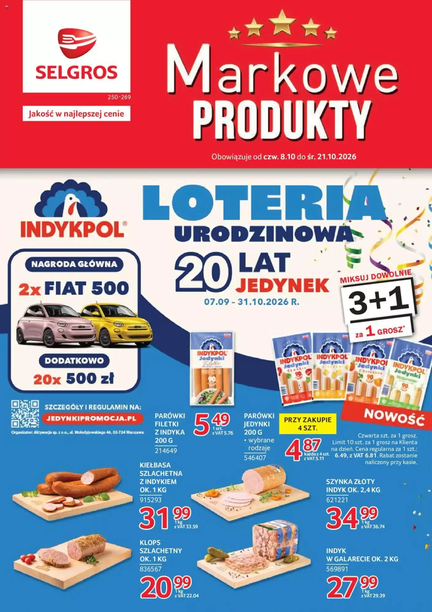 Gazetka Selgros od 08.10.2026 do 21.10.2026