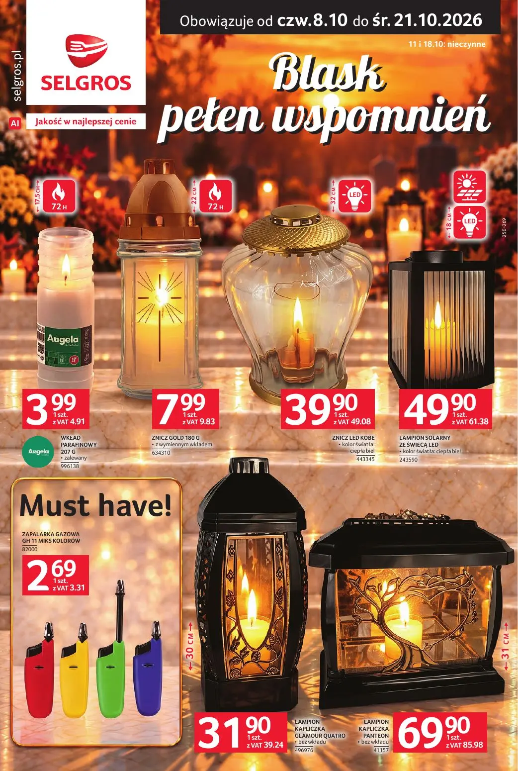 Gazetka Selgros od 08.10.2026 do 21.10.2026