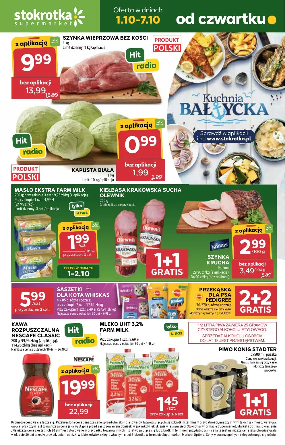 Gazetka Stokrotka Supermarket od 01.10.2026 do 07.10.2026