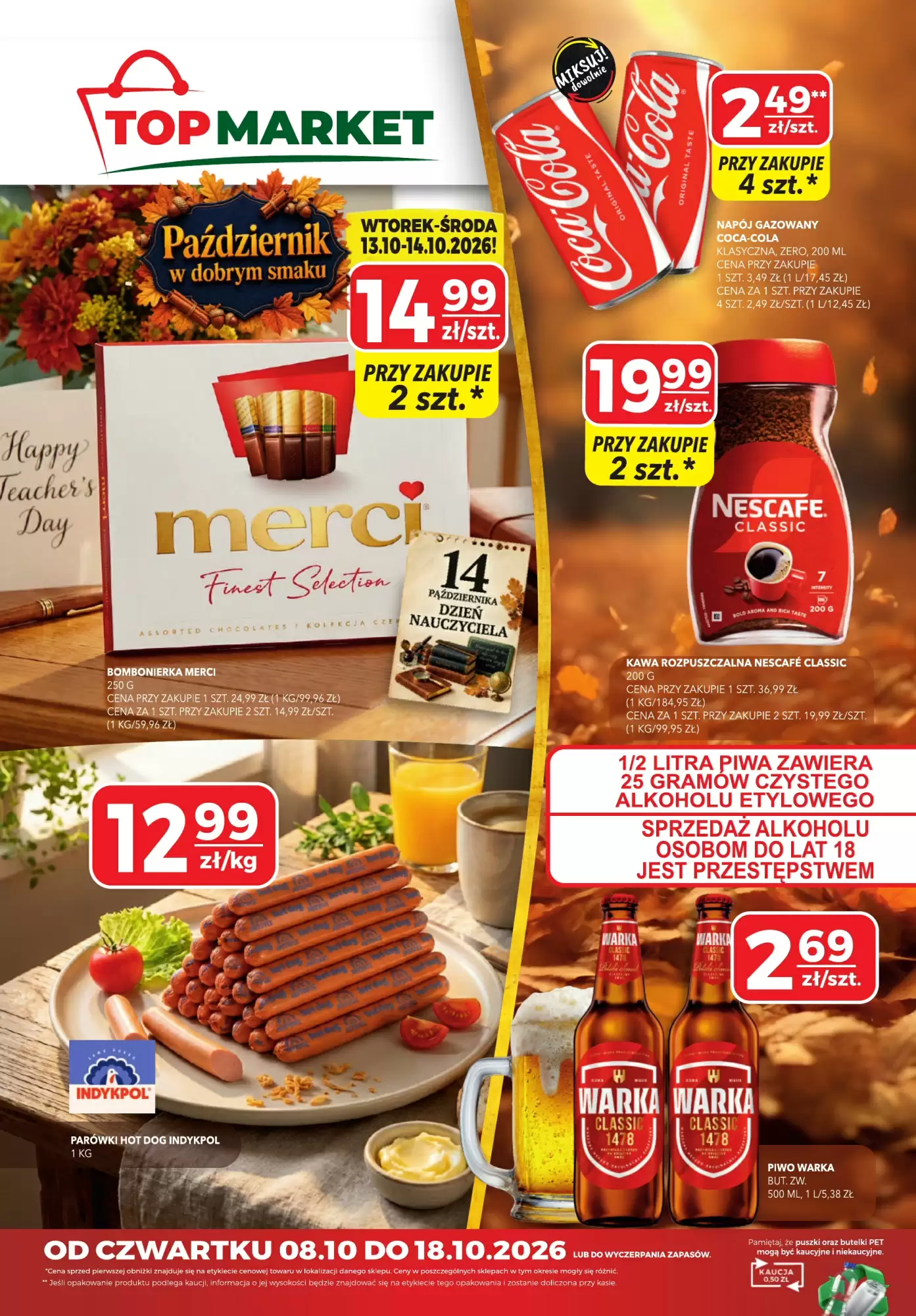Gazetka Top Market od 08.10.2026 do 18.10.2026