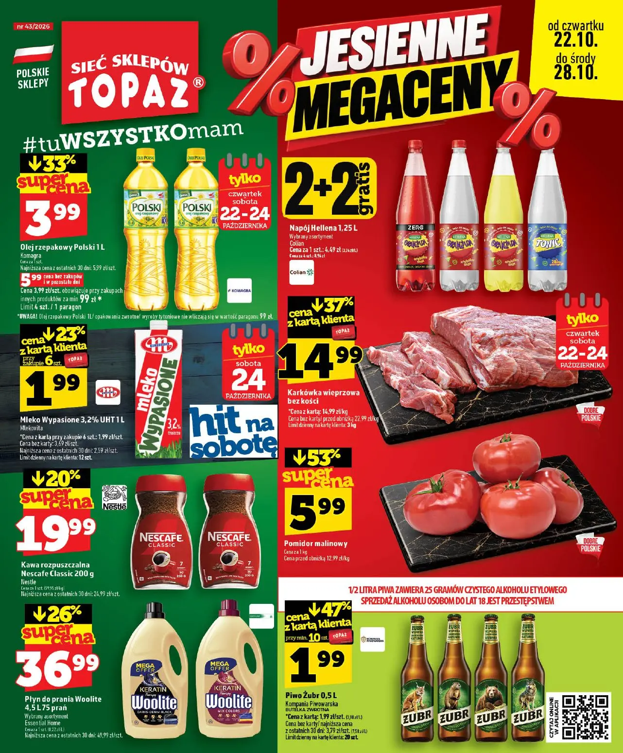 Gazetka Topaz od 22.10.2026 do 28.10.2026